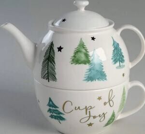LENOX BALSAM LANE TEA FOR ONE CUP SET